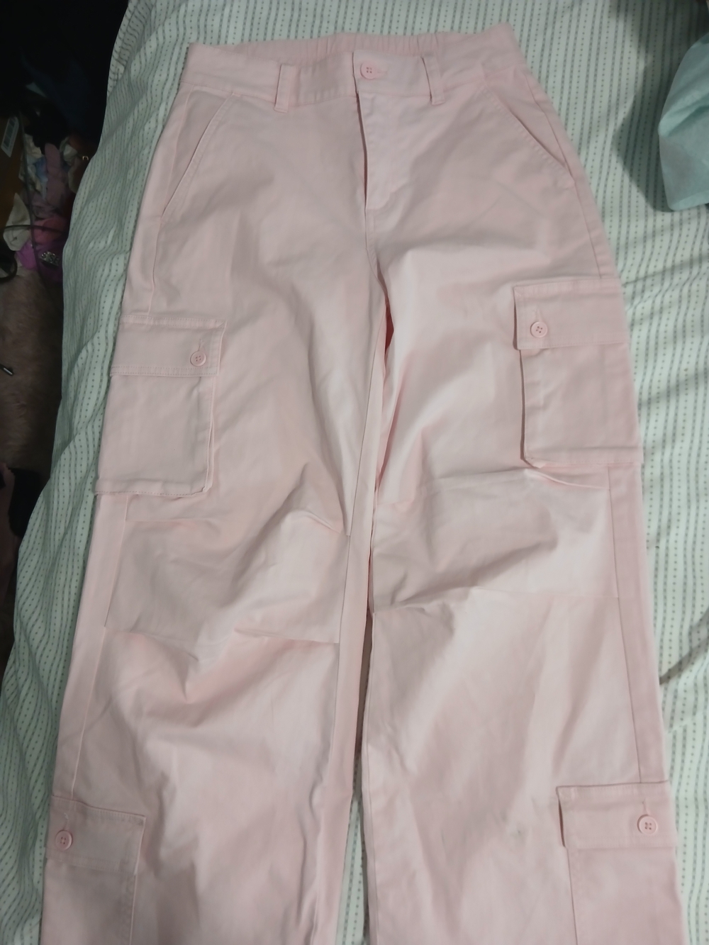 wild fable Light Pink Straight-Leg Cargo Pants